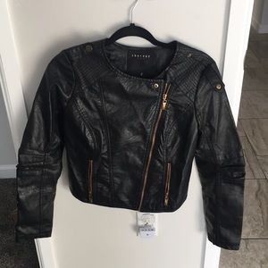Girls leather jacket
